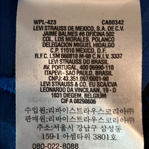 Levi’s Black Lace/Blue Lined‎ Cap Sleeve Dress Size 8 - Picture 14 of 14